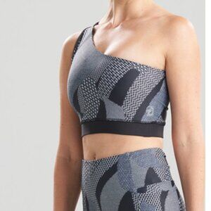 Natori One Shoulder Crop Sports Bra XS, S, M, L